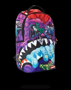 BACKPACKS>SPRAYGROUND NIGHT OF THE ZOMBIE SHARK