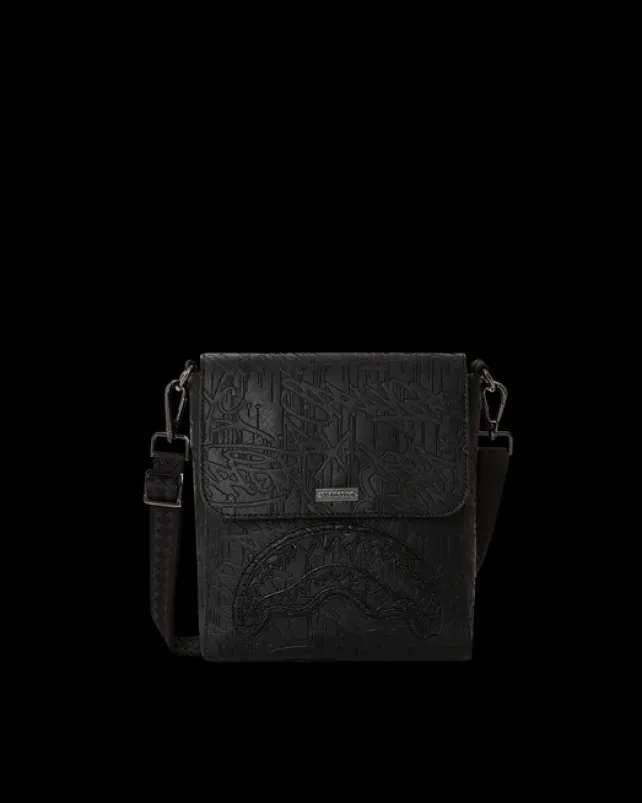 SLINGS|CROSSBODYS>SPRAYGROUND NIGHTFLIGHT G800 MESSENGER SLING BAG