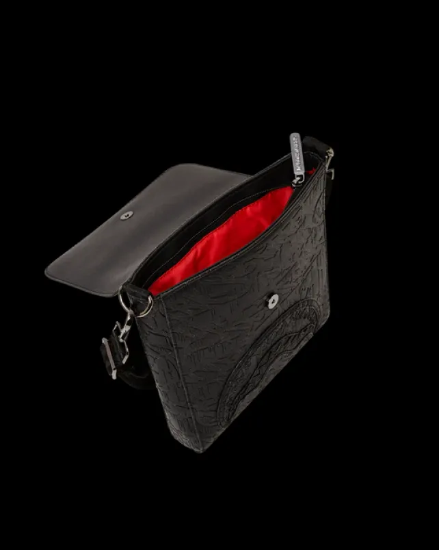 SLINGS|CROSSBODYS>SPRAYGROUND NIGHTFLIGHT G800 MESSENGER SLING BAG
