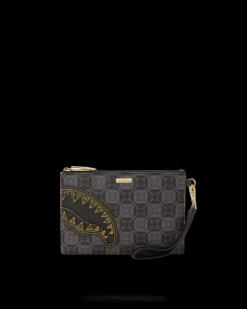 CROSSOVER CLUTCHES>SPRAYGROUND OBSIDIAN STUNNER A.i.6 SANDFLOWER COLLAB CROSSOVER CLUTCH