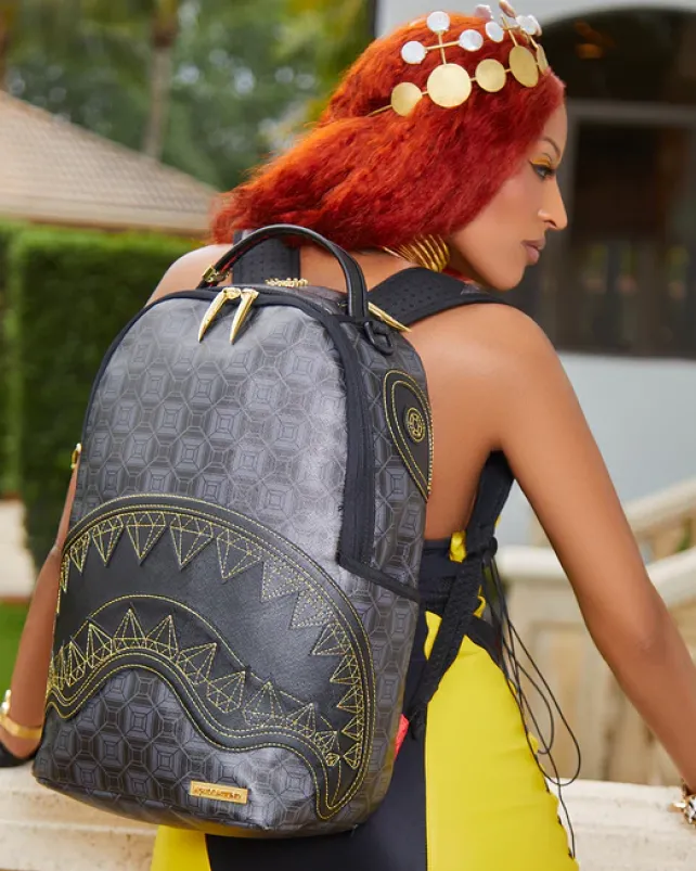 BACKPACKS>SPRAYGROUND OBSIDIAN STUNNER A.i.6 SANDFLOWER COLLAB BACKPACK (DLXV)
