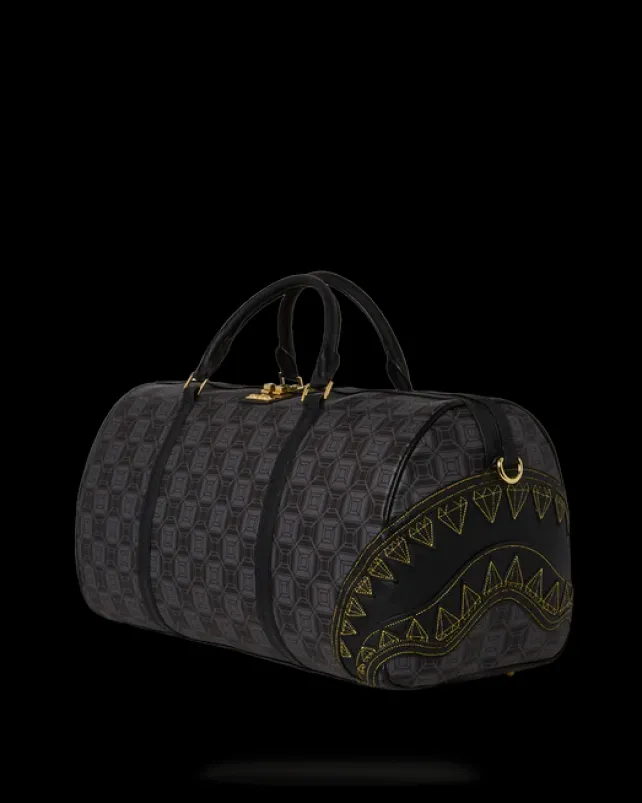 DUFFLES>SPRAYGROUND OBSIDIAN STUNNER A.i.6 SANDFLOWER COLLAB DUFFLE