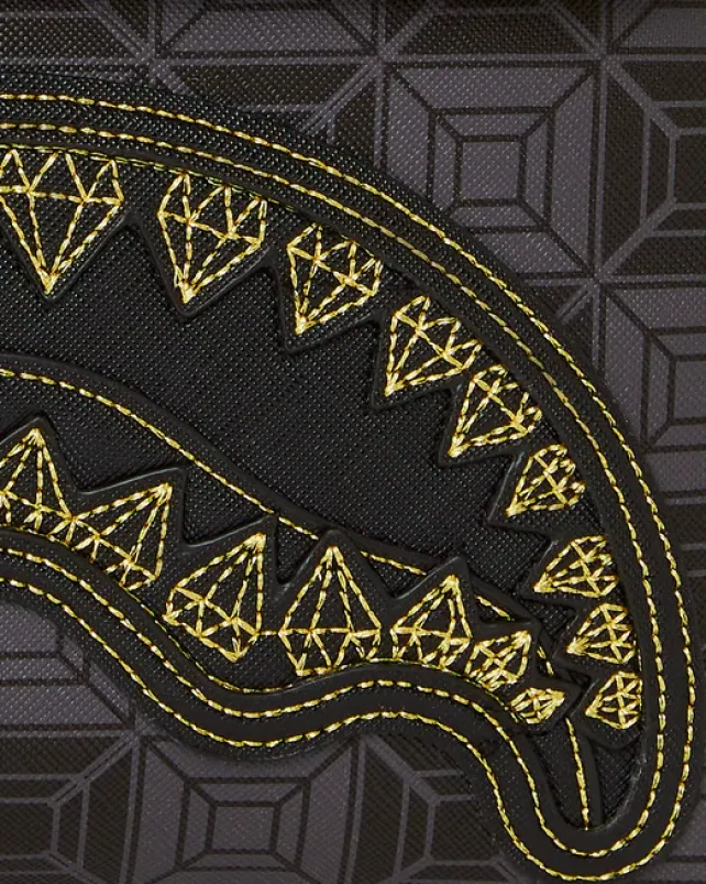 SLINGS|CROSSBODYS>SPRAYGROUND OBSIDIAN STUNNER A.i.6 SANDFLOWER COLLAB LARGE SLING