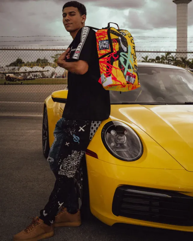 BACKPACKS>SPRAYGROUND OFF THE LEASH u30b9u30d7u30ecu30fcu30b0u30e9u30a6u30f3u30c9 (DLXR)