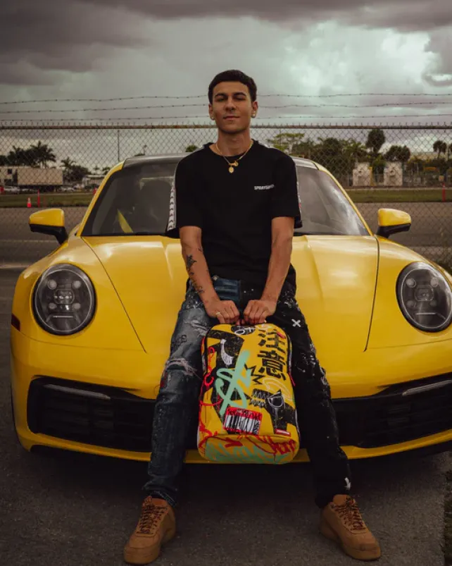 BACKPACKS>SPRAYGROUND OFF THE LEASH u30b9u30d7u30ecu30fcu30b0u30e9u30a6u30f3u30c9 (DLXR)
