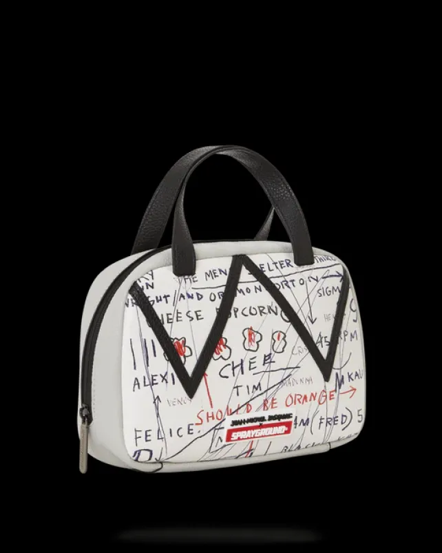 HANDBAGS>SPRAYGROUND OFFICIAL BASQUIAT UNTITLED (CHEESE POPCORN) 1983 HANDBAG