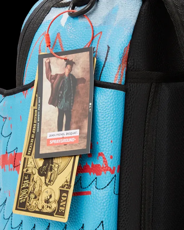 BACKPACKS>SPRAYGROUND OFFICIAL BASQUIAT UNTITLED (FALLEN ANGEL) 1981 WING BACKPACK (DLXV)