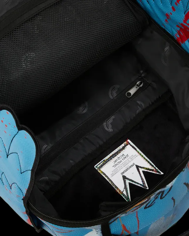 BACKPACKS>SPRAYGROUND OFFICIAL BASQUIAT UNTITLED (FALLEN ANGEL) 1981 WING BACKPACK (DLXV)
