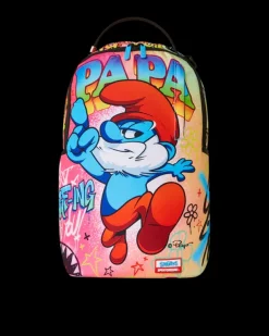 BACKPACKS>SPRAYGROUND PAPA SMURF ON THE RUN BACKPACK