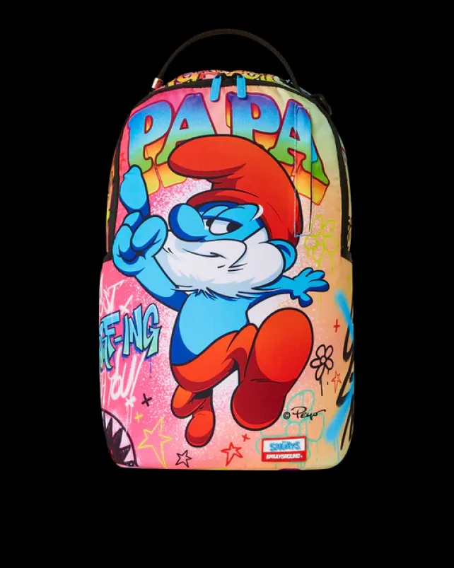 BACKPACKS>SPRAYGROUND PAPA SMURF ON THE RUN BACKPACK