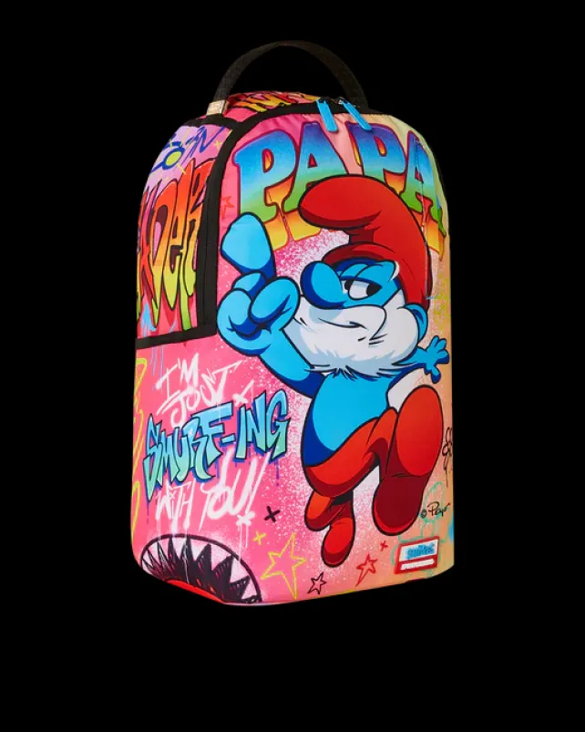 BACKPACKS>SPRAYGROUND PAPA SMURF ON THE RUN BACKPACK