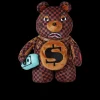 TEDDY BEAR BACKPACKS|BACKPACKS>SPRAYGROUND PARIS BEAR (TEDDY BEAR BACKPACK)