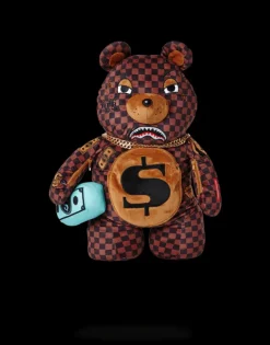 TEDDY BEAR BACKPACKS|BACKPACKS>SPRAYGROUND PARIS BEAR (TEDDY BEAR BACKPACK)