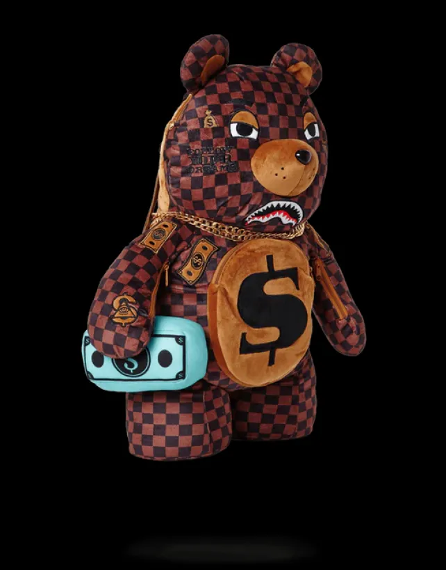 TEDDY BEAR BACKPACKS|BACKPACKS>SPRAYGROUND PARIS BEAR (TEDDY BEAR BACKPACK)