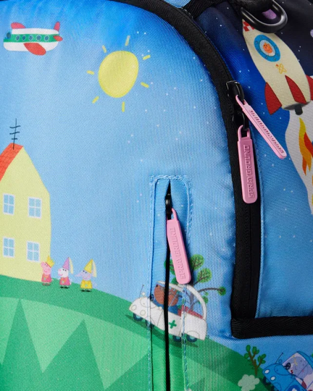 BACKPACKS>SPRAYGROUND PEPPA PIG BACKPACK (DLXR)