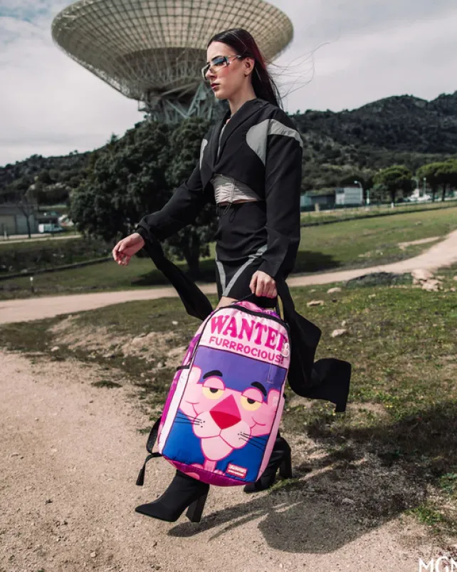 BACKPACKS>SPRAYGROUND PINK PANTHER FURRROCIOUS BACKPACK
