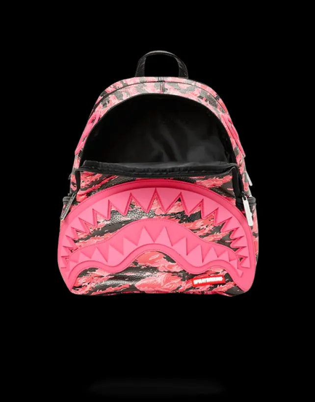 SAVAGES>SPRAYGROUND PINK TIGER CAMO SHARKMOUTH SAVAGE BACKPACK