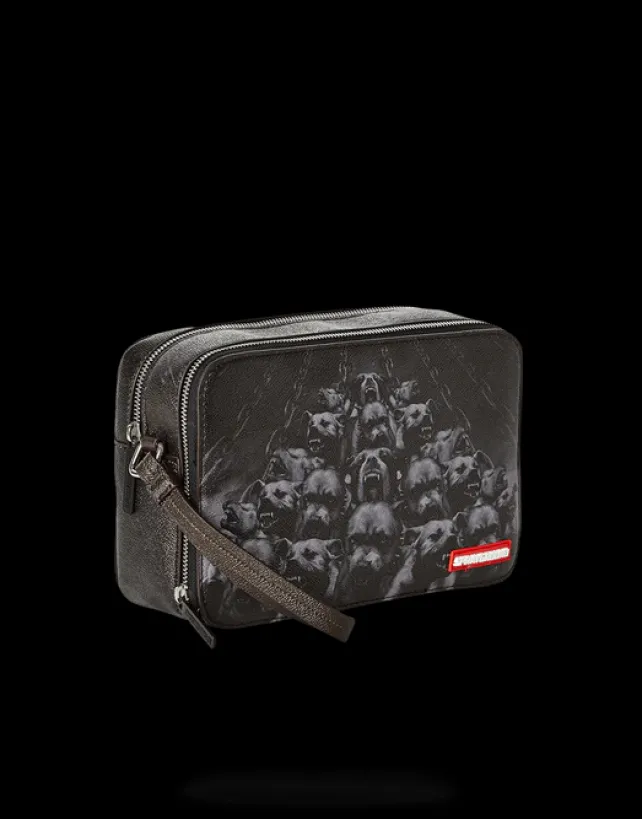 TOILETRIES AKA MONEY BAGS>SPRAYGROUND PITBULLS TOILETRY AKA MONEY BAG