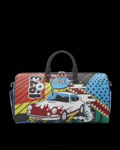 DUFFLES>SPRAYGROUND PORSCHE 1972 COLLAB DUFFLE (ONLY 1,911 UNITS MADE)
