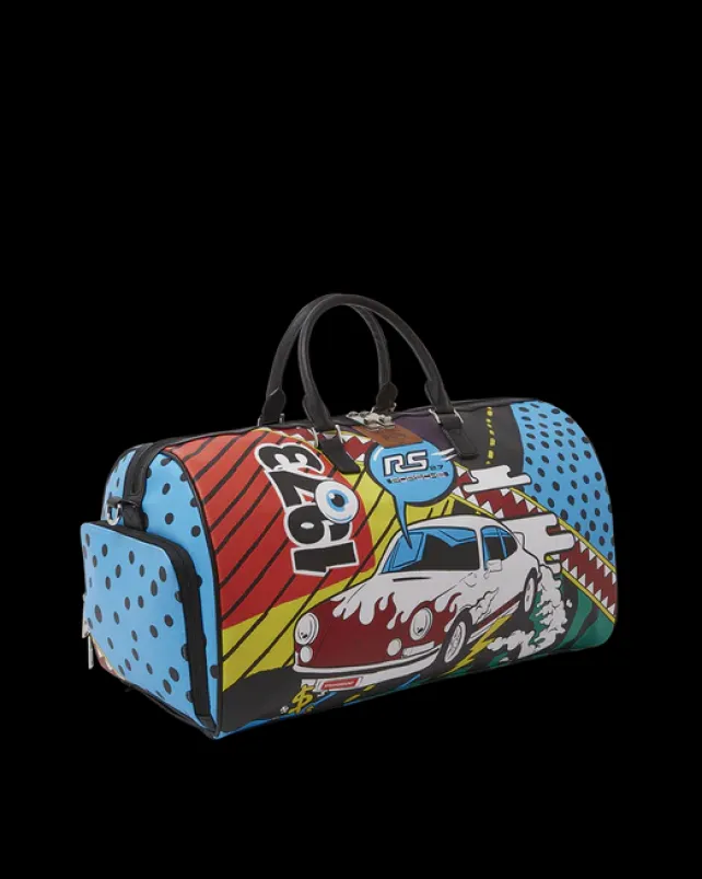 DUFFLES>SPRAYGROUND PORSCHE 1972 COLLAB DUFFLE (ONLY 1,911 UNITS MADE)