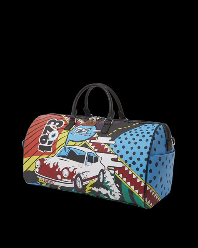 DUFFLES>SPRAYGROUND PORSCHE 1972 COLLAB DUFFLE (ONLY 1,911 UNITS MADE)