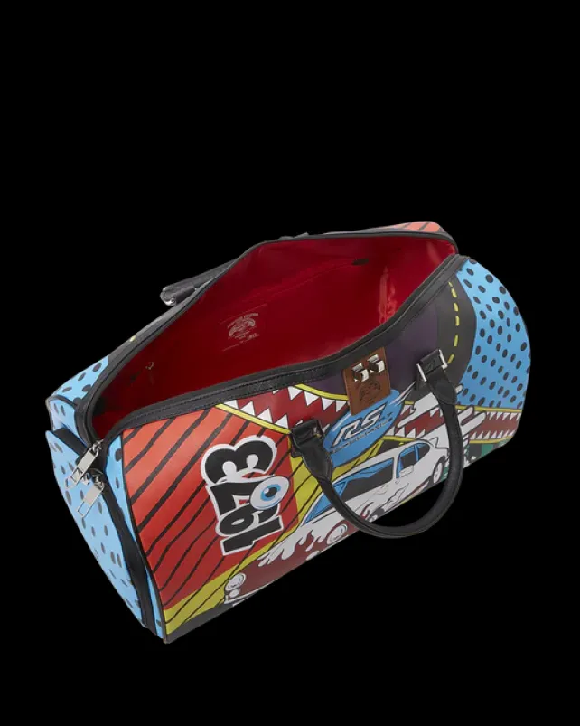 DUFFLES>SPRAYGROUND PORSCHE 1972 COLLAB DUFFLE (ONLY 1,911 UNITS MADE)