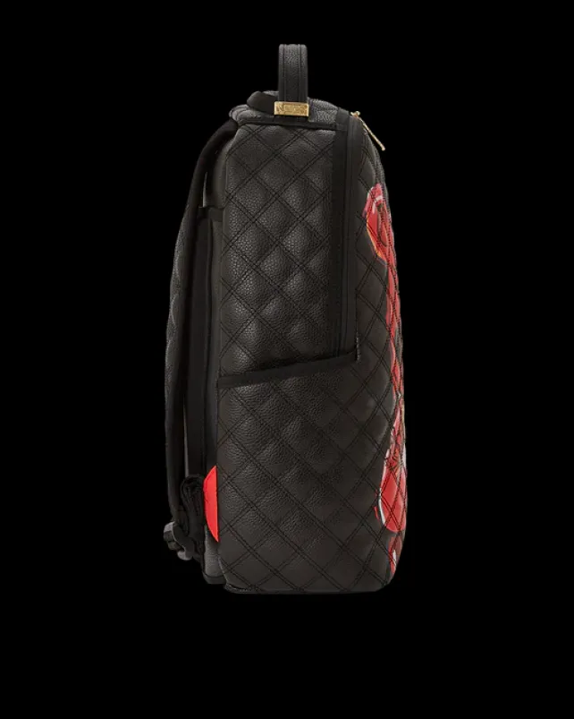 BACKPACKS>SPRAYGROUND QUILT HAND PAINTED DIABLO BEAR BACKPACK (DLXV)