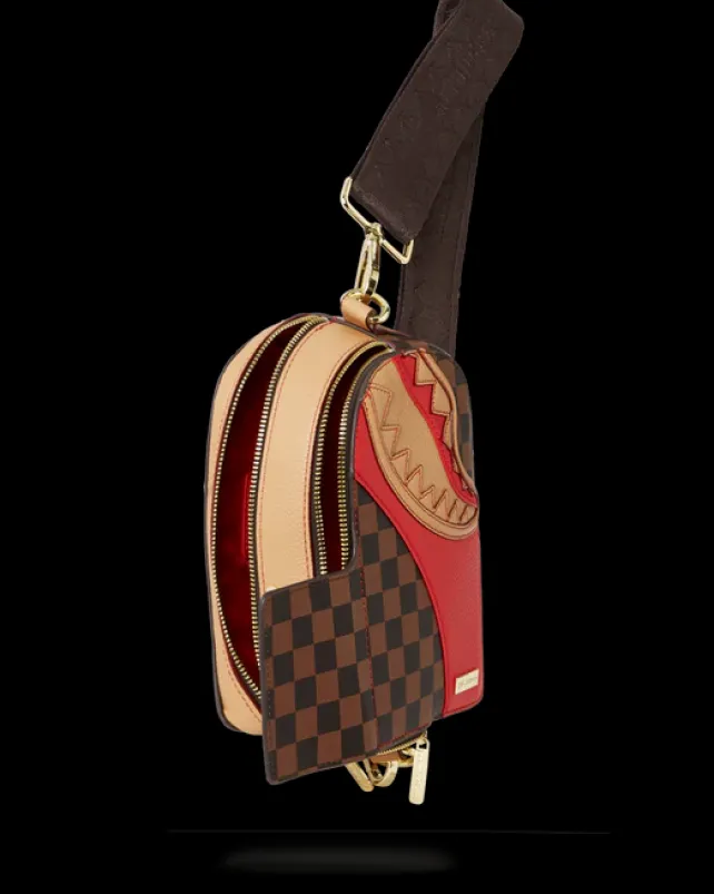 SLINGS|CROSSBODYS>SPRAYGROUND RACEWAY HENNY BACKPACK SLING