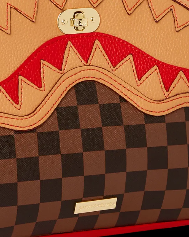HANDBAGS>SPRAYGROUND RACEWAY HENNY SHARK HANDBAG