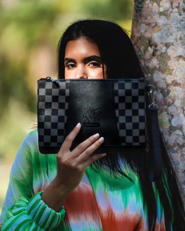CROSSOVER CLUTCHES>SPRAYGROUND RACEWAY SHADOW PHANTOM CROSSOVER CLUTCH