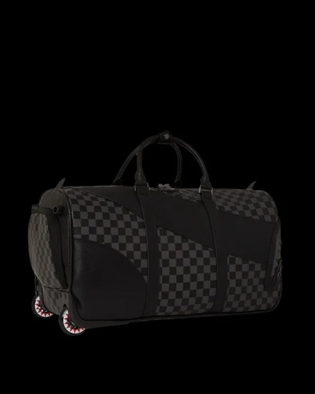DUFFLES>SPRAYGROUND RACEWAY SHADOW PHANTOM DUFFLE WHEELY