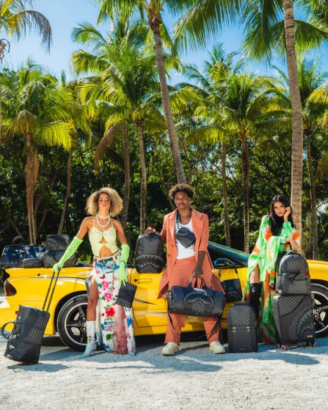 DUFFLES>SPRAYGROUND RACEWAY SHADOW PHANTOM LARGE DUFFLE