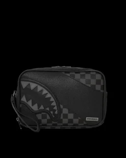 TOILETRIES AKA MONEY BAGS>SPRAYGROUND RACEWAY SHADOW PHANTOM TOILETRY BRICKSIDE BAG