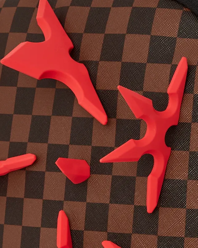 BACKPACKS>SPRAYGROUND REAL 3D NINJA STARS SMASHED BACKPACK (DLXV)