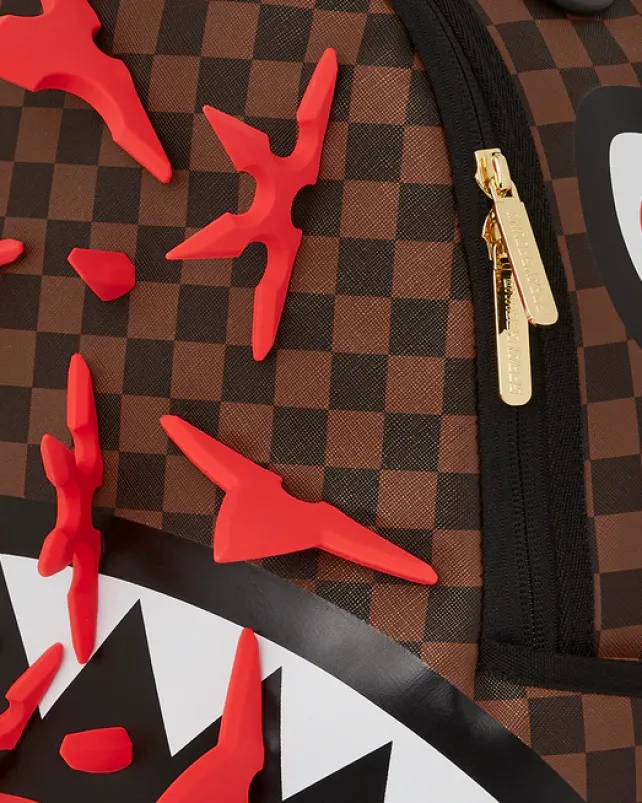 BACKPACKS>SPRAYGROUND REAL 3D NINJA STARS SMASHED BACKPACK (DLXV)