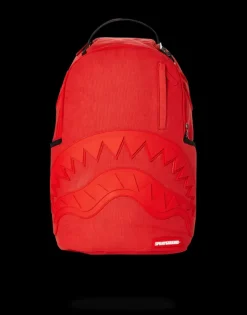 BACKPACKS>SPRAYGROUND RED GHOST RUBBER SHARK
