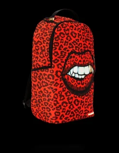 BACKPACKS>SPRAYGROUND RED LEOPARD LIPS