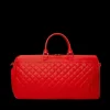 DUFFLES>SPRAYGROUND RED RIVIERA EMPEROR DUFFLE