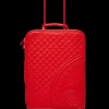 CARRY-ON LUGGAGE>SPRAYGROUND RED RIVIERA JETSETTER CARRY-ON LUGGAGE