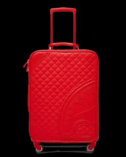 CARRY-ON LUGGAGE>SPRAYGROUND RED RIVIERA JETSETTER CARRY-ON LUGGAGE