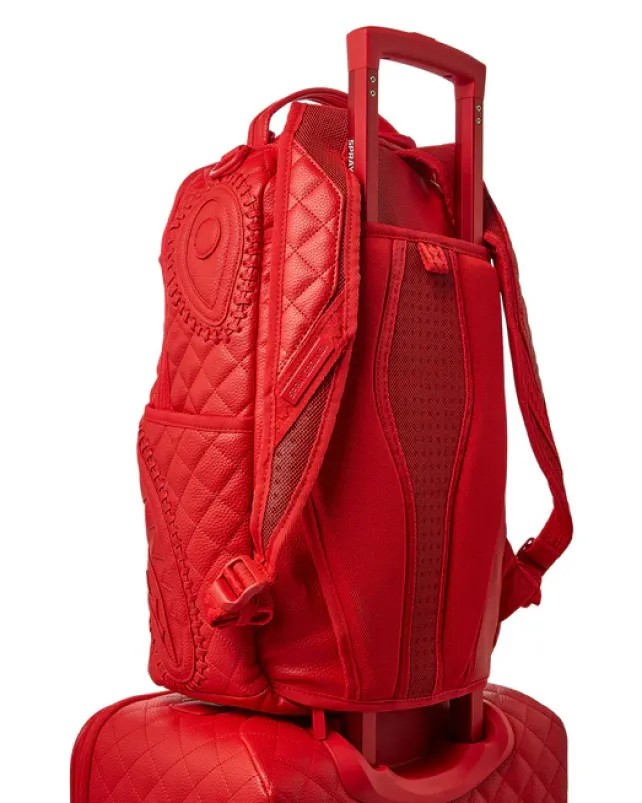 CARRY-ON LUGGAGE>SPRAYGROUND RED RIVIERA JETSETTER CARRY-ON LUGGAGE