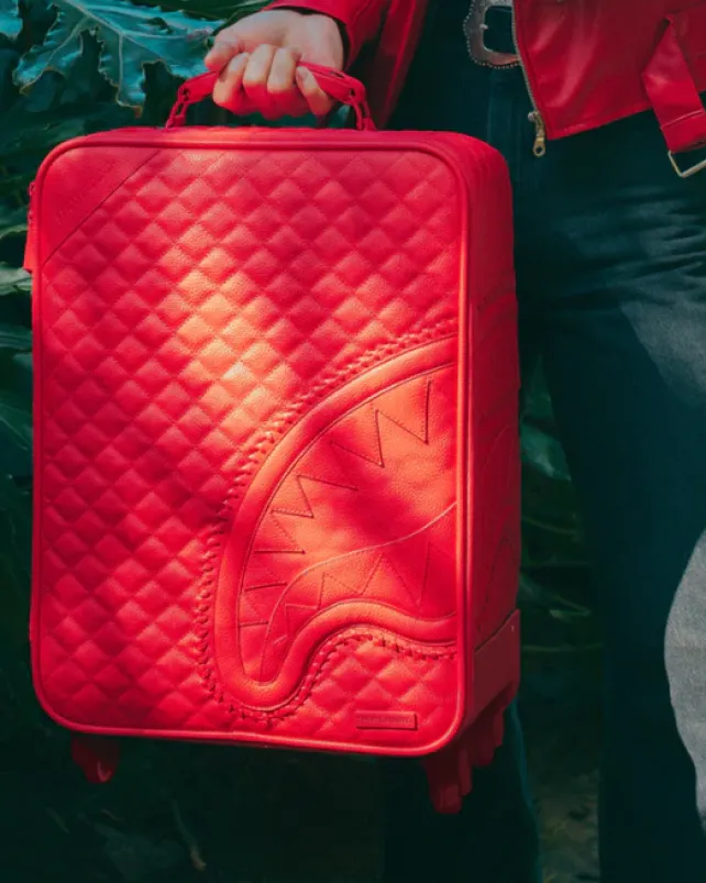 CARRY-ON LUGGAGE>SPRAYGROUND RED RIVIERA JETSETTER CARRY-ON LUGGAGE