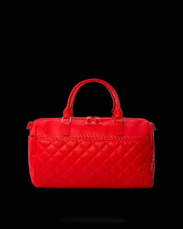 DUFFLES>SPRAYGROUND RED RIVIERA MINI DUFFLE