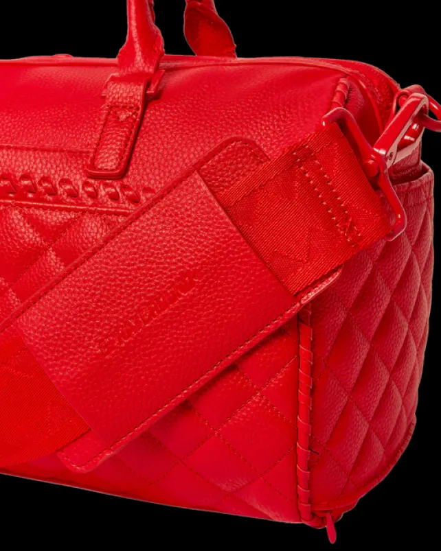 DUFFLES>SPRAYGROUND RED RIVIERA MINI DUFFLE