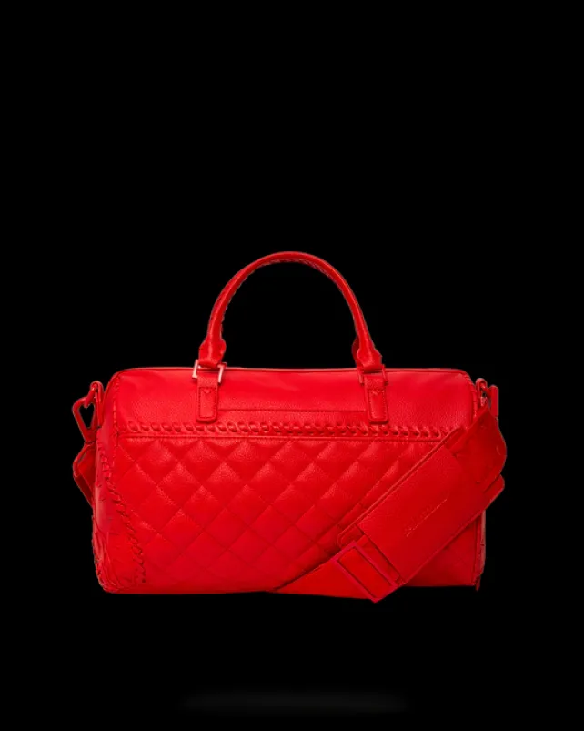 DUFFLES>SPRAYGROUND RED RIVIERA MINI DUFFLE