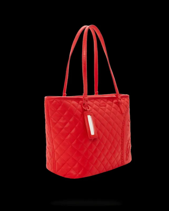 TOTES|HANDBAGS>SPRAYGROUND RED RIVIERA TOTE