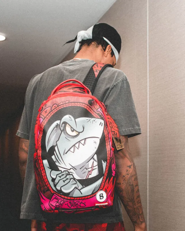 BACKPACKS>SPRAYGROUND REEF SHARK BACKPACK (SHAREEF O'NEAL COLLAB)