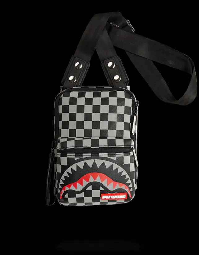 SLINGS|CROSSBODYS>SPRAYGROUND REFLECTIVE SHARKS IN PARIS SLING