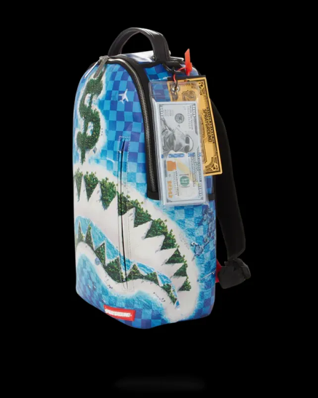 BACKPACKS>SPRAYGROUND REPUBLIC OF SHARK ISLAND BACKPACK