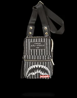 SLINGS>SPRAYGROUND REVERSE BLACK SHARKS IN PARIS SLING